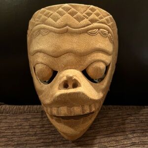 Hand Carved Indonesian Balinese wooden Masks. Final Sanded. No Finishing.AM